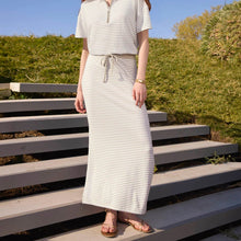  BROOKE STRIPE SKIRT