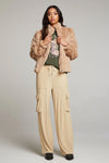 PUFF SLEEVE GLIMMER JACKET