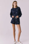 TOSSED BOWS SHORTS