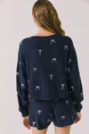 TOSSED BOWS LONG SLEEVE TEE