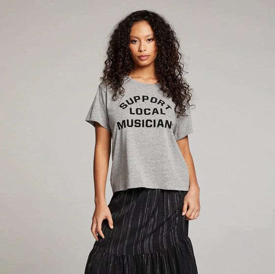 SUPPORT LOCAL MUSICIANS GRAPHIC TEE