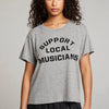 SUPPORT LOCAL MUSICIANS GRAPHIC TEE