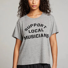  SUPPORT LOCAL MUSICIANS GRAPHIC TEE