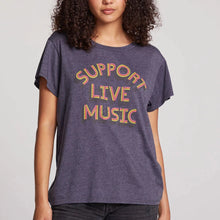  SUPPORT LIVE MUSIC GRAPHIC TEE