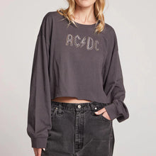  AC/DC EMBELLISHED LONG SLEEVE GRAPHIC TEE