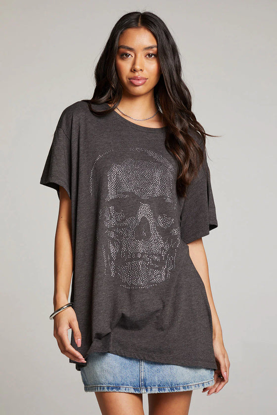 DIAMOND SKULL GRAPHIC TEE