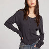 BRADY BUTTON UP PULLOVER TOP