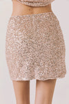 JAYDE BRONZE MINI SKIRT