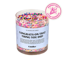  CONGRATS SPRINKLE CANDLE