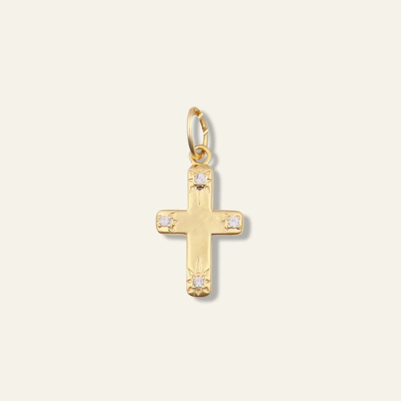 HART Silver Lurex Bracelet w/ cosmos cross charm