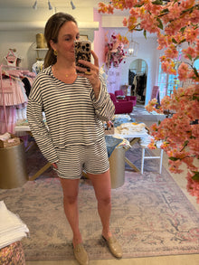  HOMETOWN STRIPE TERRY SHORTS