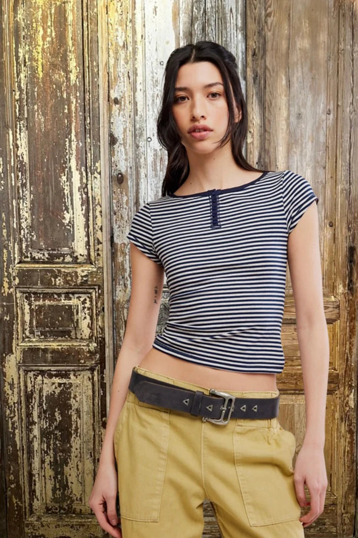 MORNING PAGES HENLEY TEE