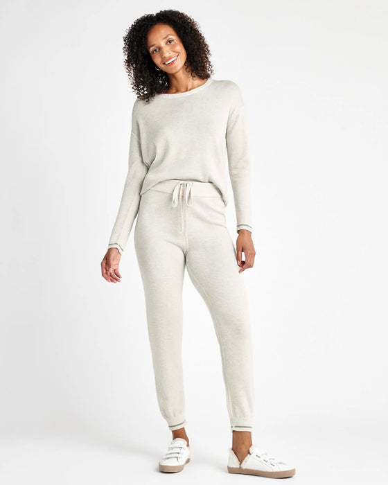 SYDNEY CASHBLEND TIPPED REVERSIBLE SWEATER