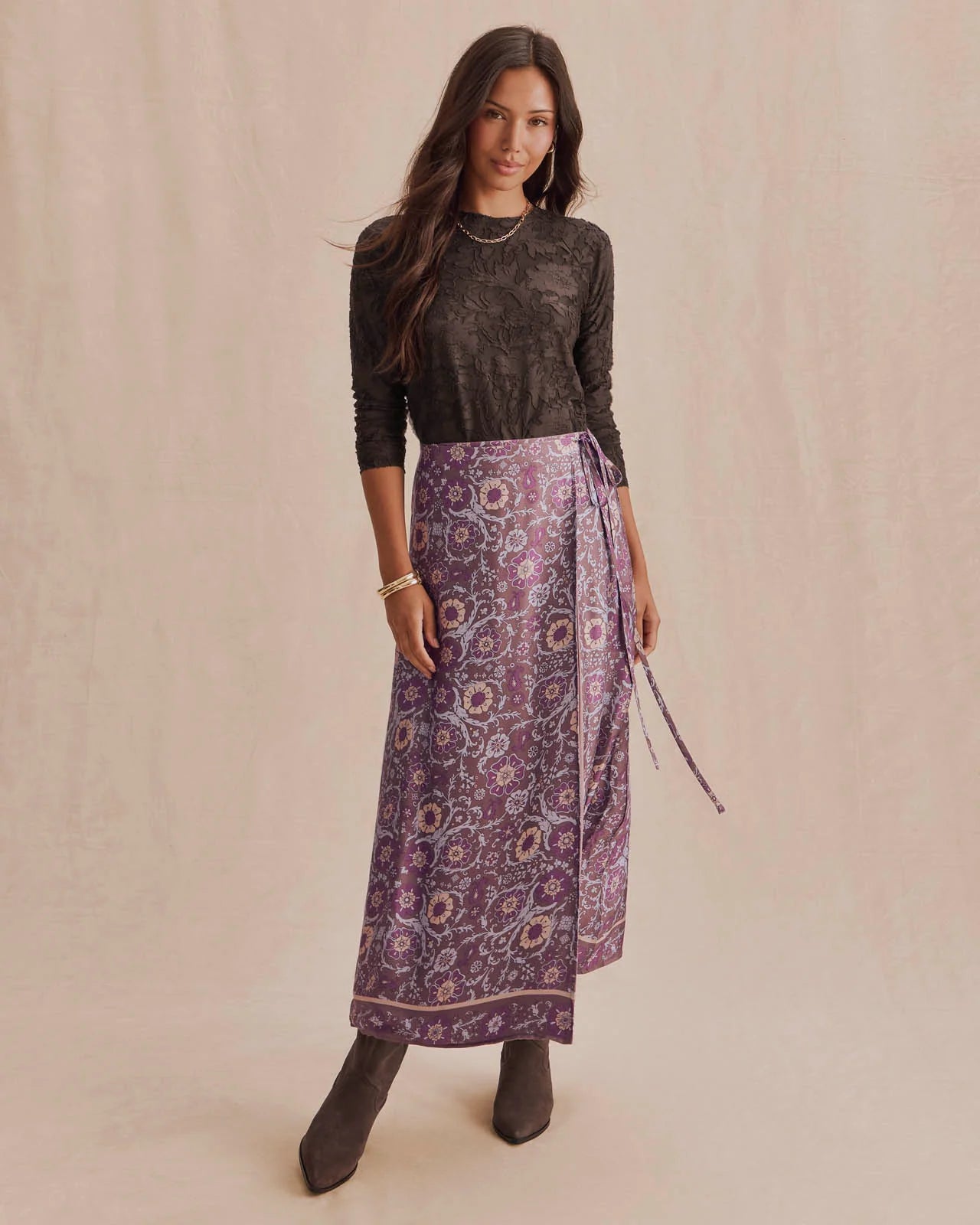 Cecilia Burnout Floral Tee