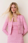 FERRIS RHINESTONE SCALLOP CARDIGAN