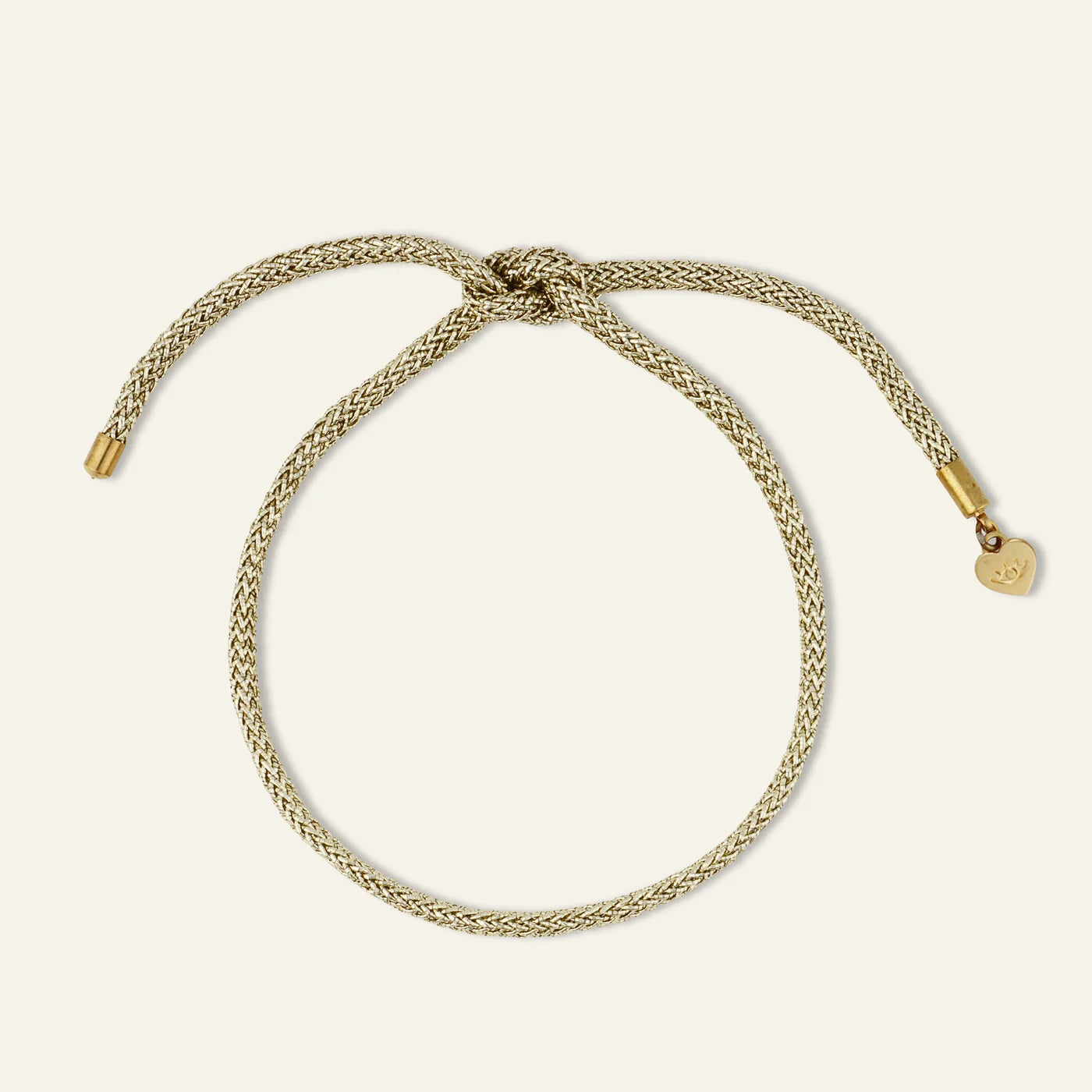 HART Gold Lurex Bracelet w/ friendship key charm