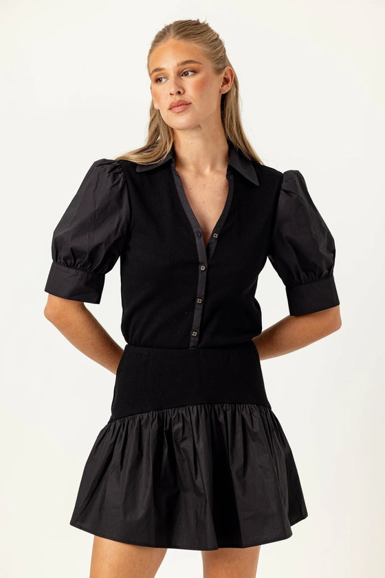 MAIRE MIXED MEDIA SKIRT