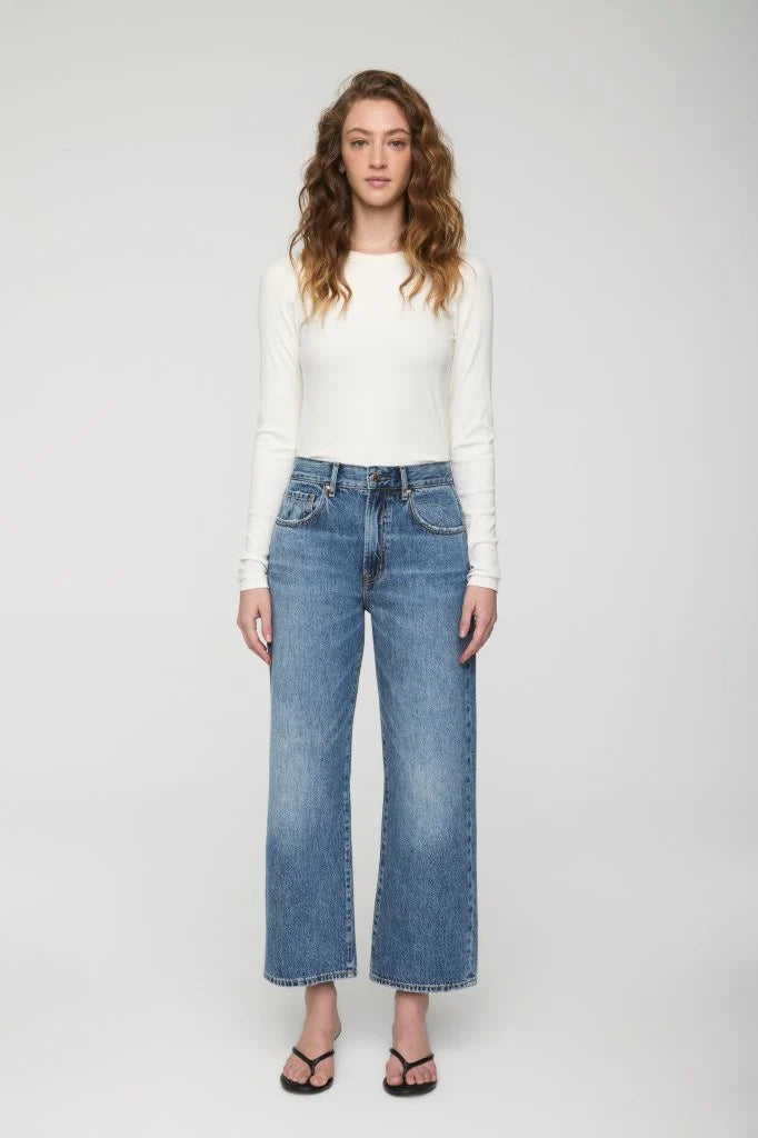 LARSEN ANKLE RELAXED FLARE DENIM