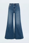 IZZY HIGH RISE WIDE LEG in tristesse wash