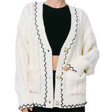  JOAN EMBROIDERED CARDIGAN SWEATER