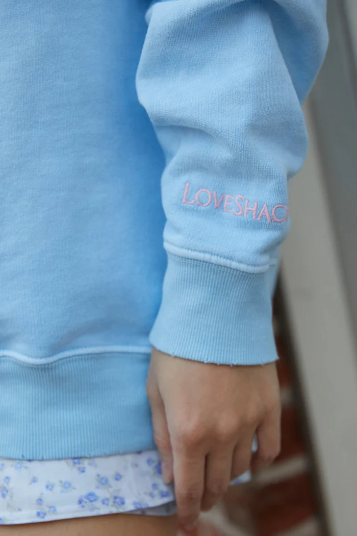 PALO PULLOVER - blue floral