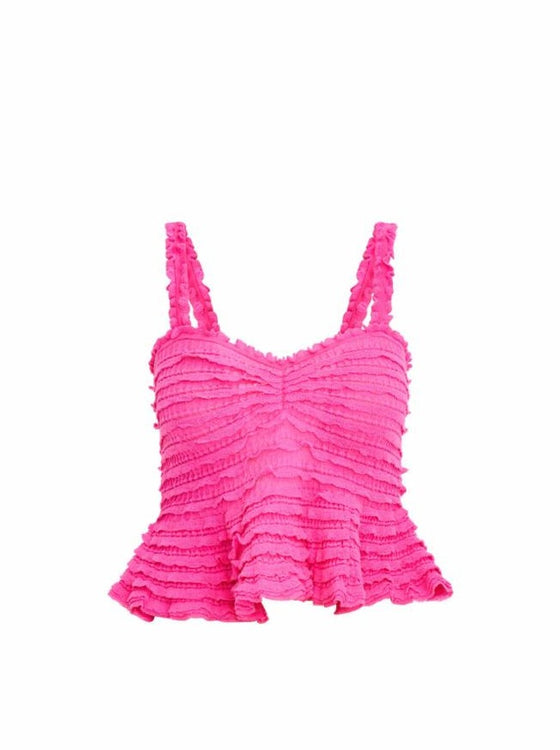 MACAW TIERED RUFFLE MINI SKIRT