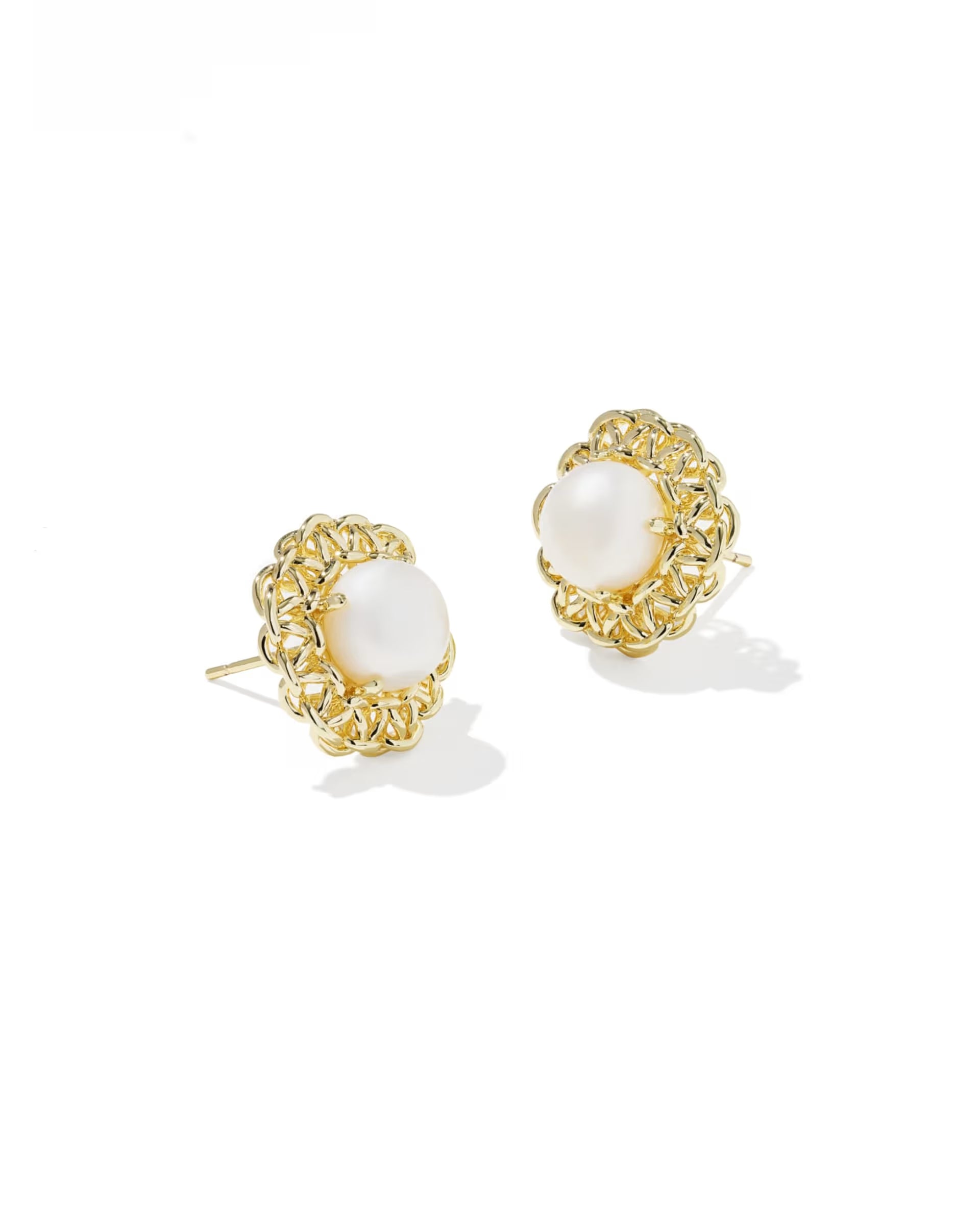 GABRIELLA PEARL STUD EARRINGS