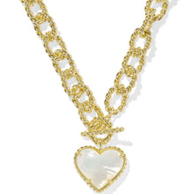  HAISLEY HEART GOLD STATEMENT NECKLACE