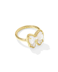  HALEY BOW GOLD BAND RING