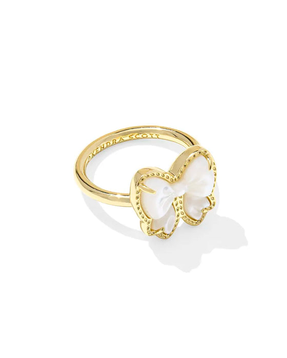 HALEY BOW GOLD BAND RING