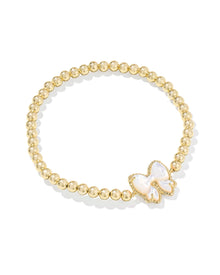  HALEY BOW GOLD STRETCH REVERSIBLE BRACELET