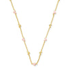 HAVEN STRAND NECKLACE in pink enamel