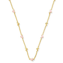  HAVEN STRAND NECKLACE in pink enamel