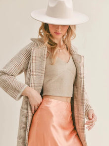 MARCEAU HOUNDSTOOTH SWEATER COAT