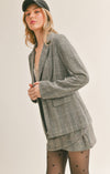 LEAGUE OF THEIR OWN HERRINGBONE BLAZER