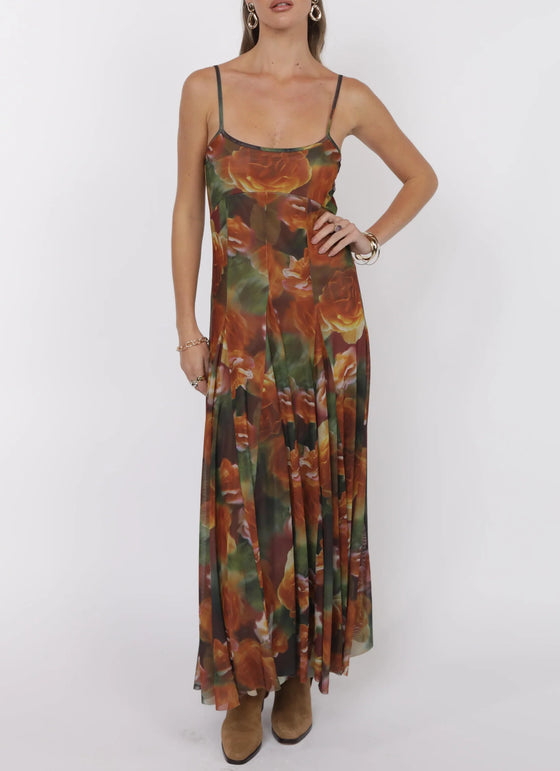 HEARTBEATS MAXI DRESS