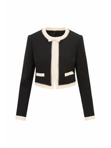 RALPHETTE CROPPED TWEED JACKET