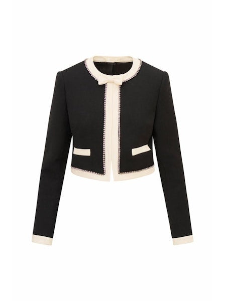 RALPHETTE CROPPED TWEED JACKET