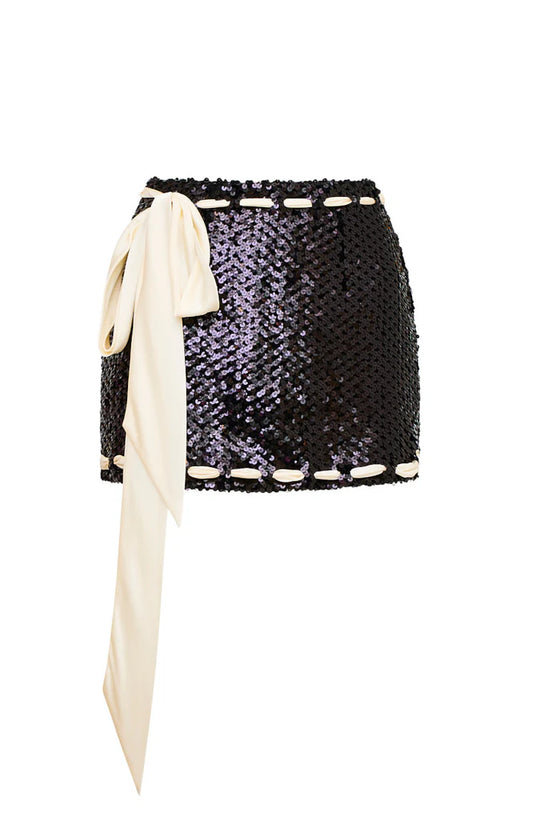 LOVINA SEQUINED MINI SKIRT