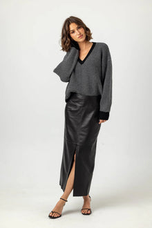  LEATHER BEAKER SKIRT