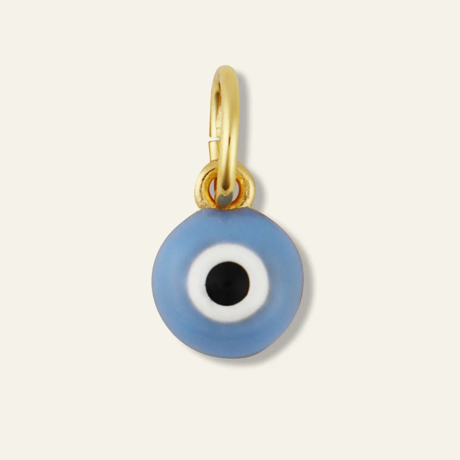 HART Blue Cobalt Cord w/ silver fish + evil eye