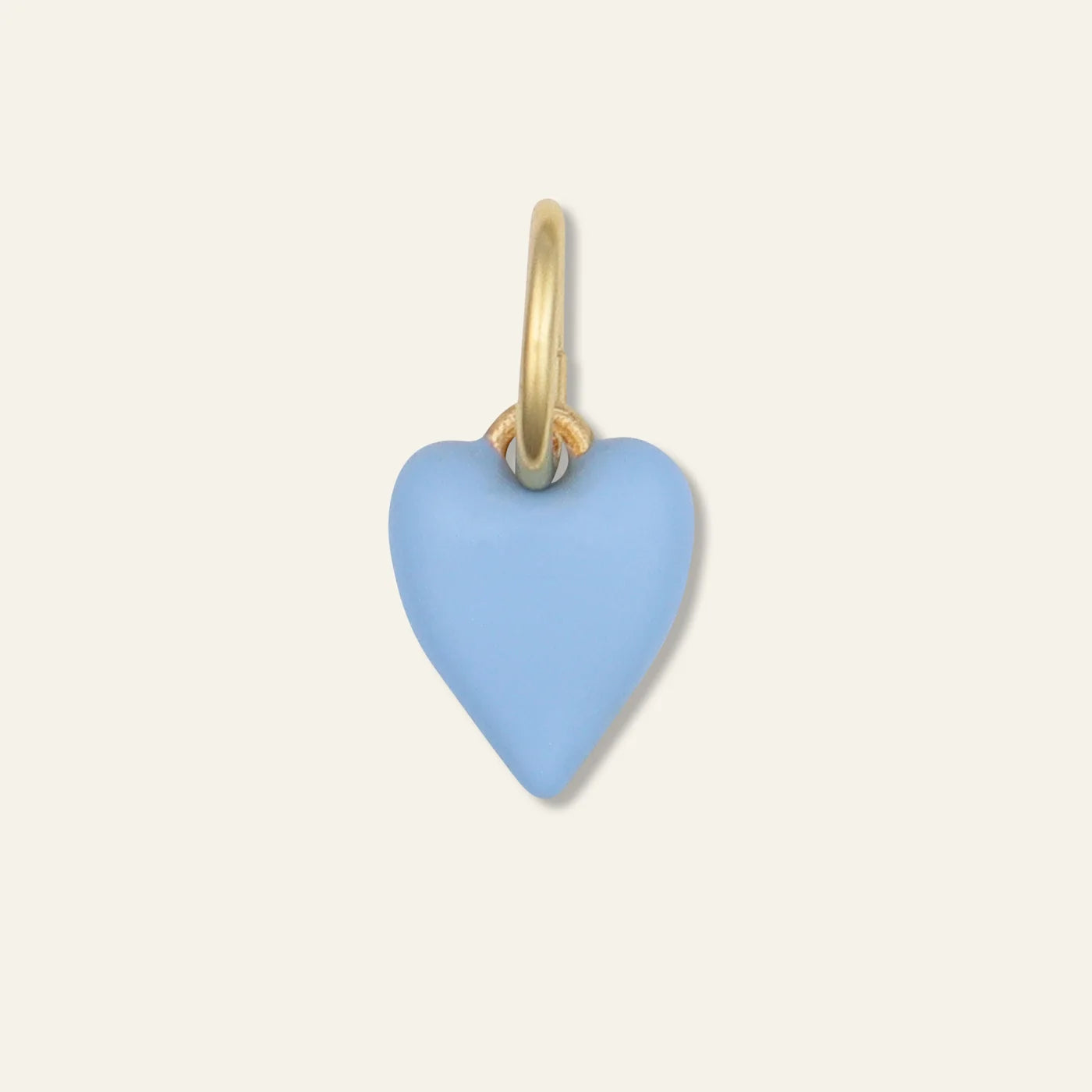 HART Gold Lurex Bracelet w/ blue enamel heart