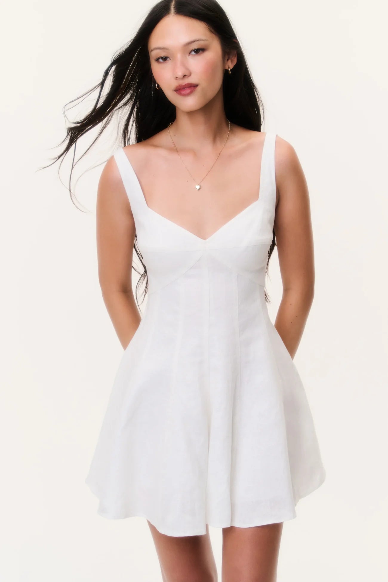 NABI LINEN MINI DRESS