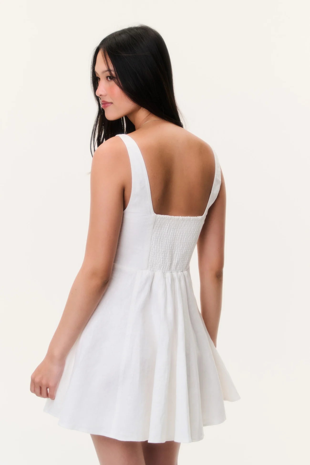 NABI LINEN MINI DRESS