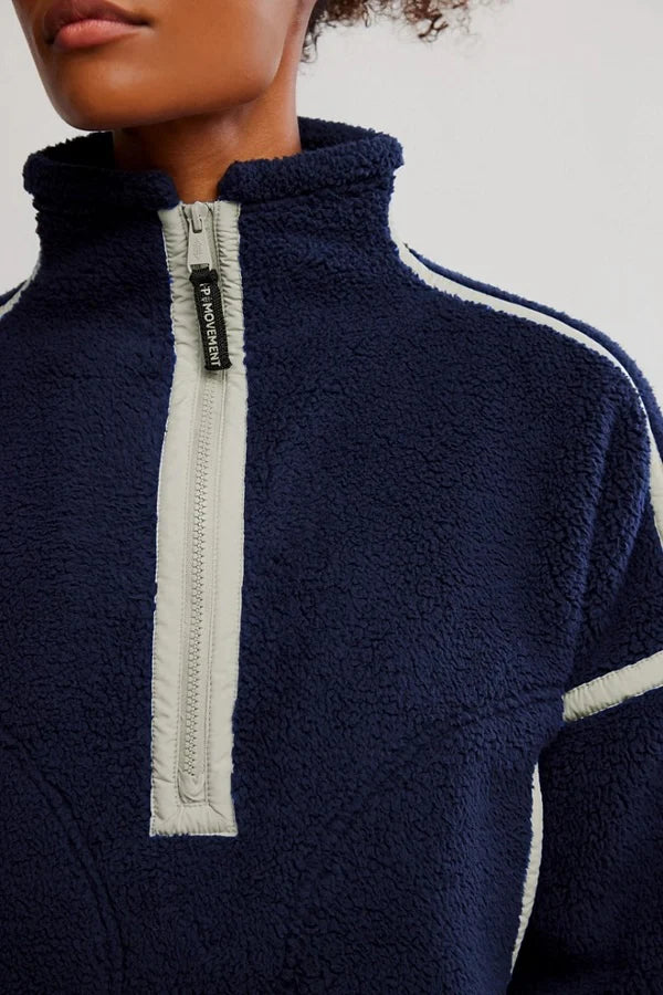 MOUNTAIN HIGH HALF ZIP FLEECE JACKET