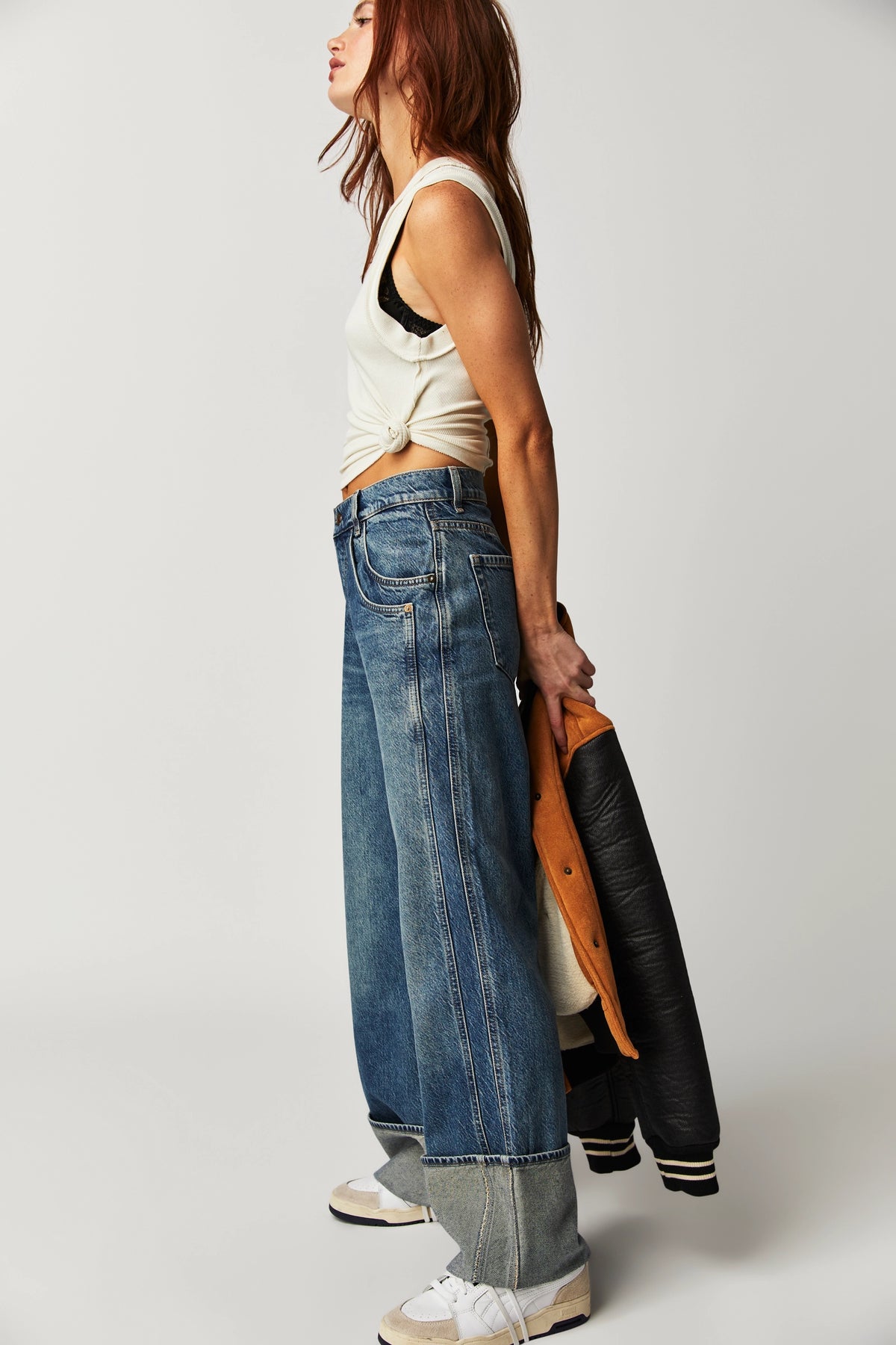 FINAL COUNTDOWN LOW RISE CUFFED BOYFRIEND DENIM – Half Past Three