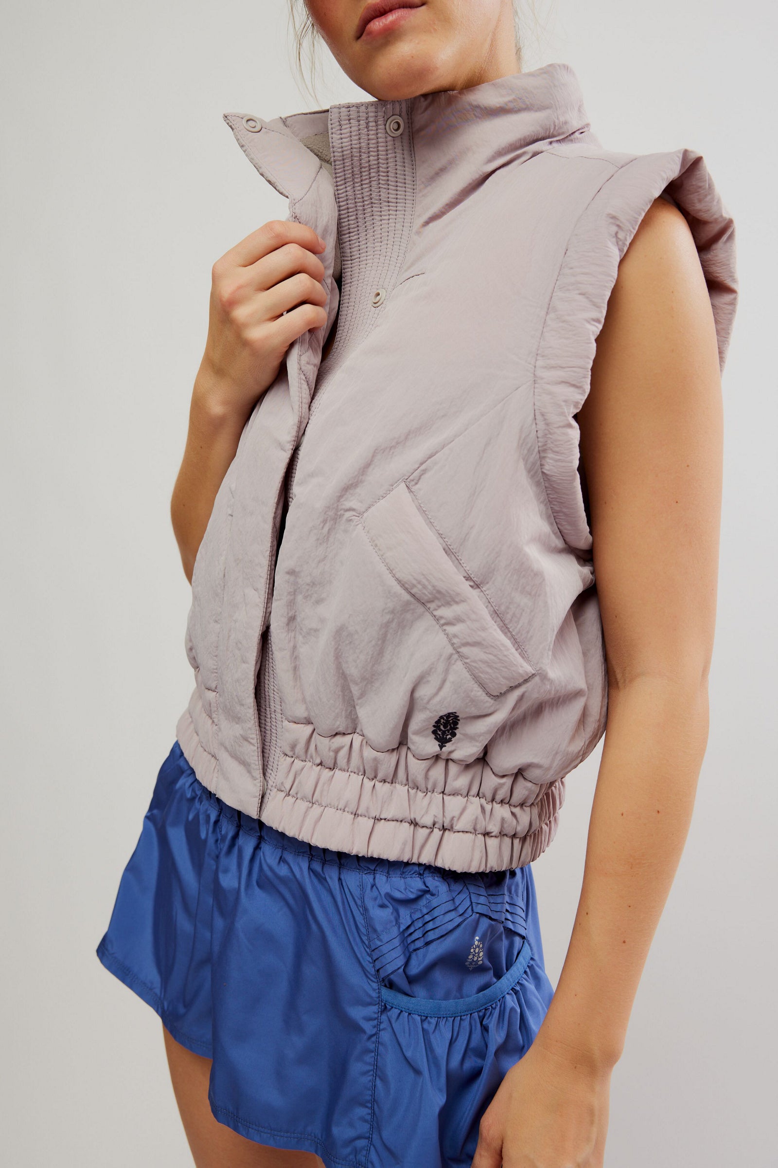 FREE PEOPLE CARES SCRUNCH TIME PUFFER VEST
