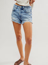 NOW OR NEVER DENIM SHORTS in moon child wash