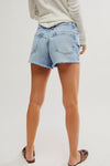 NOW OR NEVER DENIM SHORTS in moon child wash