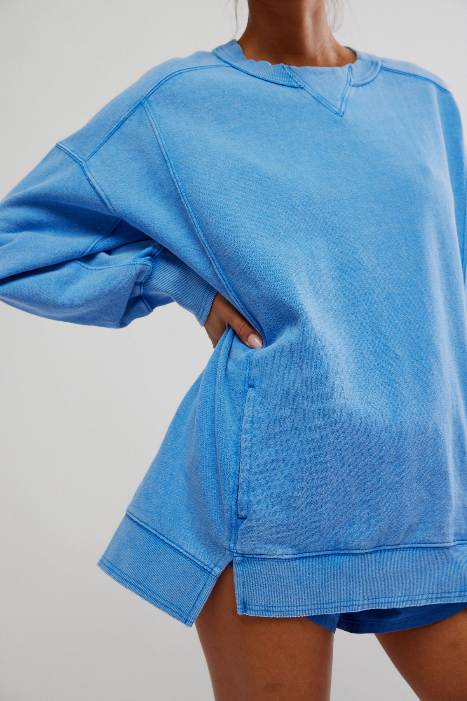 INTERCEPT TUNIC SWEATSHIRT